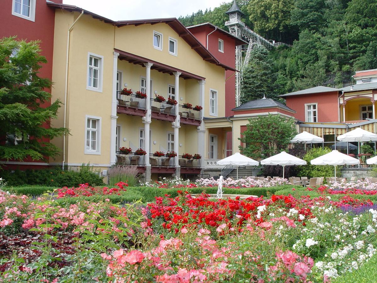 Parkhotel Bad Schandau Mit Spa Esterno foto