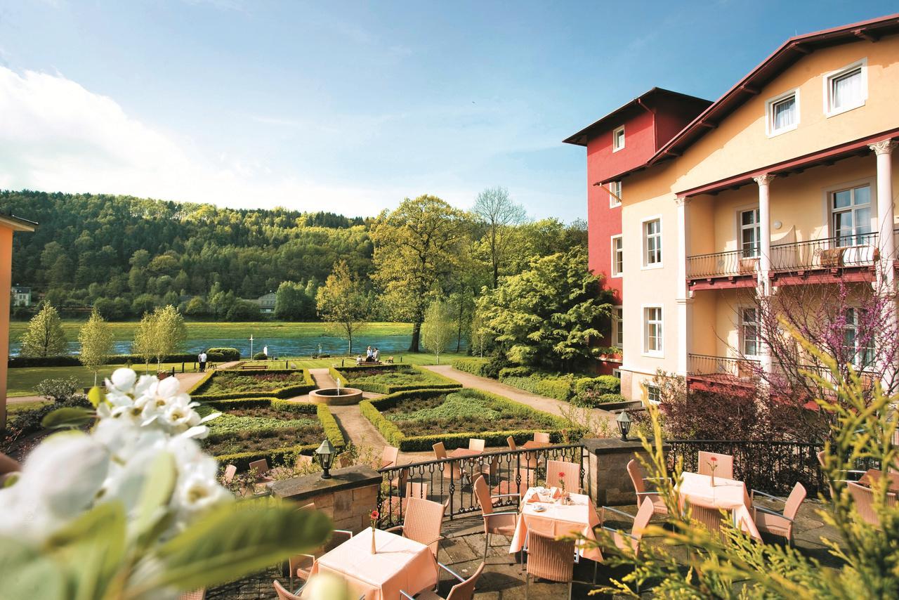 Parkhotel Bad Schandau Mit Spa Esterno foto