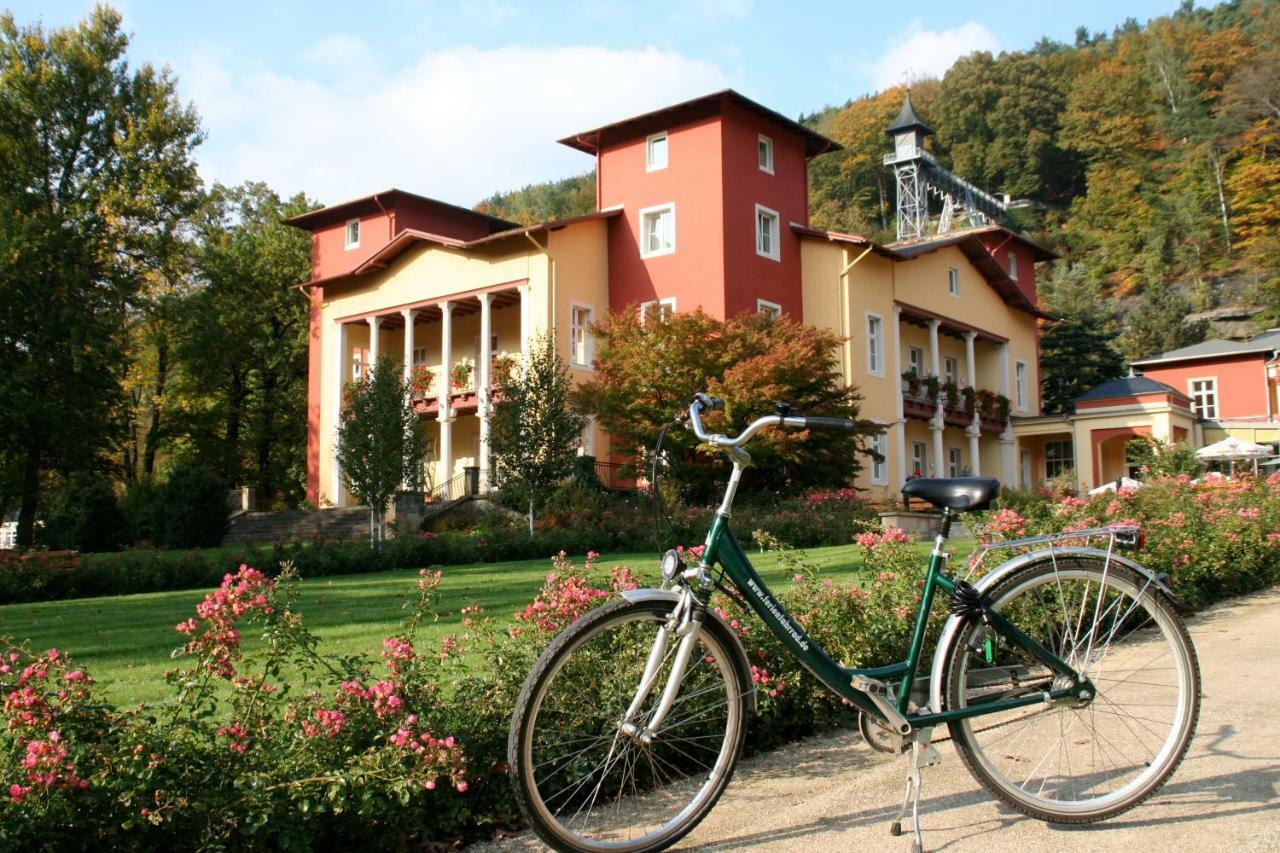 Parkhotel Bad Schandau Mit Spa Esterno foto