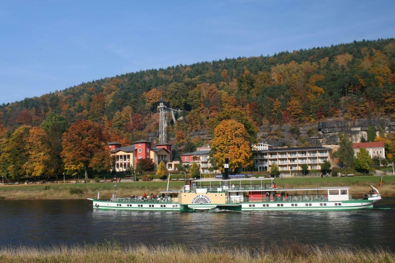 Parkhotel Bad Schandau Mit Spa Esterno foto